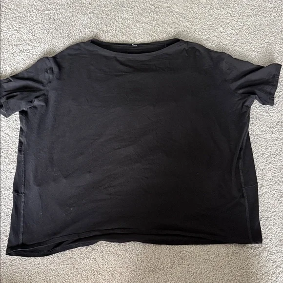 lululemon athletica Black Back in Action Top - Picture 1 of 3